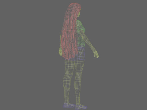 Sweet Pretty Woman V31516 3D Model