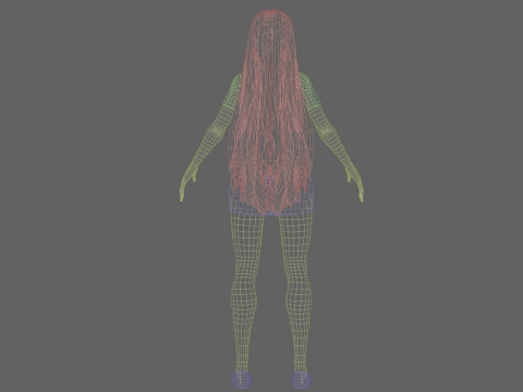 Sweet Pretty Woman V31516 3D Model