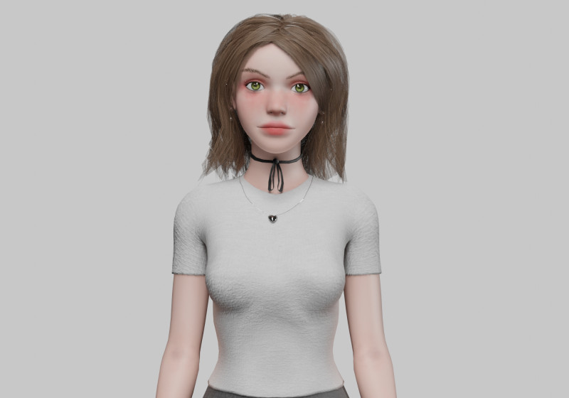 Basic classic woman V31257 3Dモデル .c4d .max .obj .3ds .fbx .stl .blend 