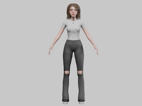 Basic classic woman V31257 3Dモデル