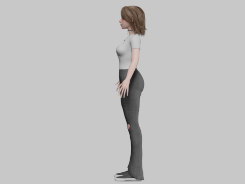 Basic classic woman V31257 3Dモデル