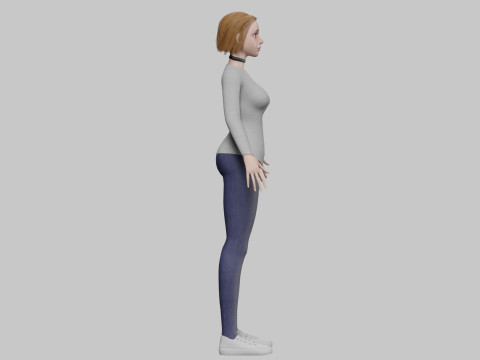 Basic cool woman V32883 Modello 3D