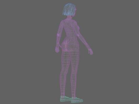 Basic cool woman V32883 Modello 3D