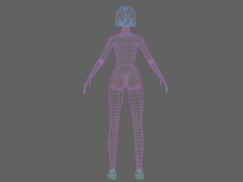 Basic cool woman V32883 Modello 3D
