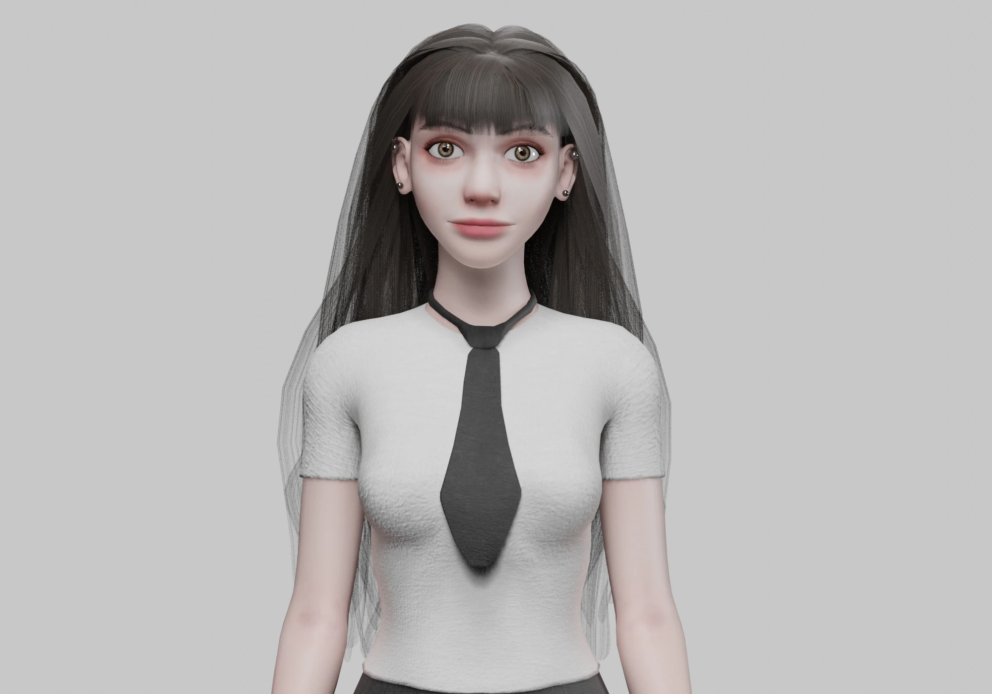 Basic Pretty Woman V32163 3D Model .c4d .max .obj .3ds .fbx .stl .blend 