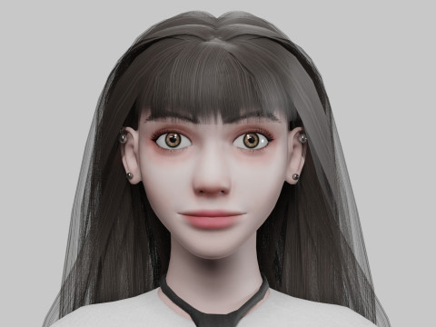 Basic Pretty Woman V32163 3D Model