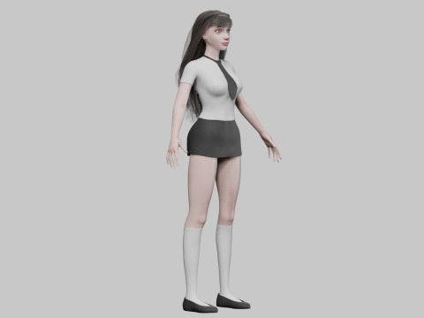 Basic Pretty Woman V32163 3D Model