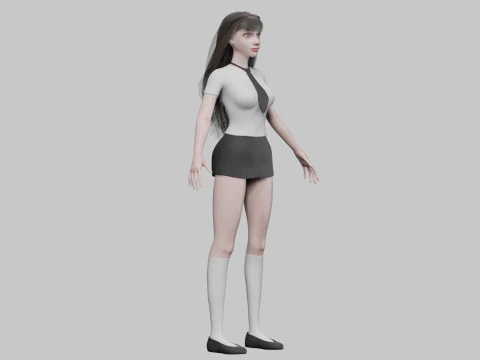 Basic Pretty Woman V32163 3D Model