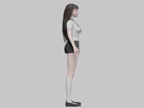 Basic Pretty Woman V32163 3D Model