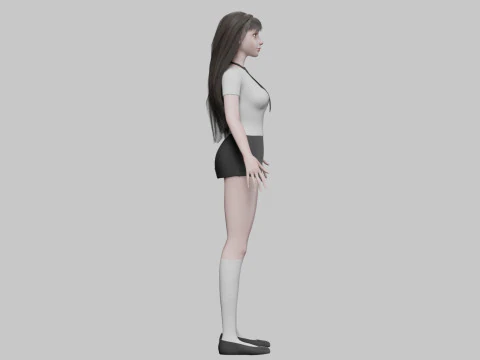 Basic Pretty Woman V32163 3D Model