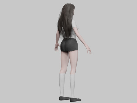 Basic Pretty Woman V32163 3D Model