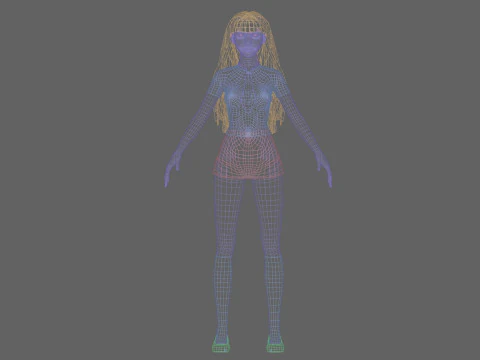 Basic Pretty Woman V32163 3D Model