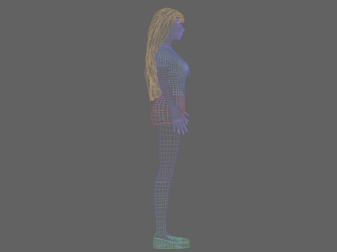 Basic Pretty Woman V32163 3D Model