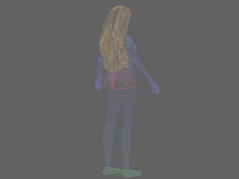 Basic Pretty Woman V32163 3D Model