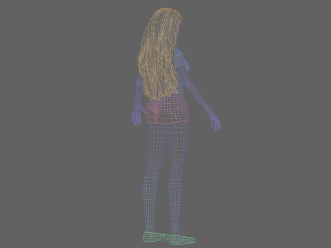Basic Pretty Woman V32163 3D Model