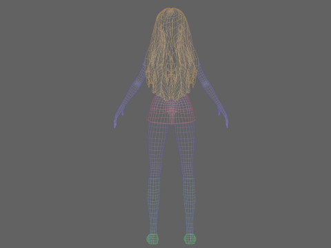 Basic Pretty Woman V32163 3D Model