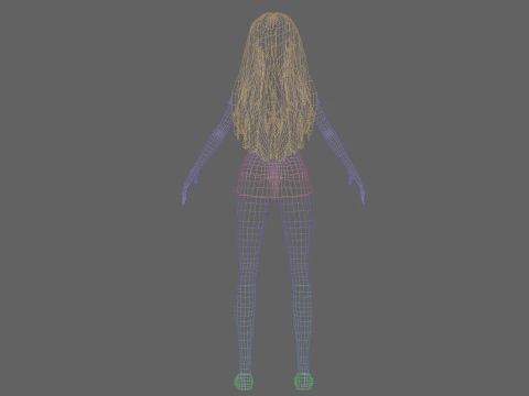 Basic Pretty Woman V32163 3D Model