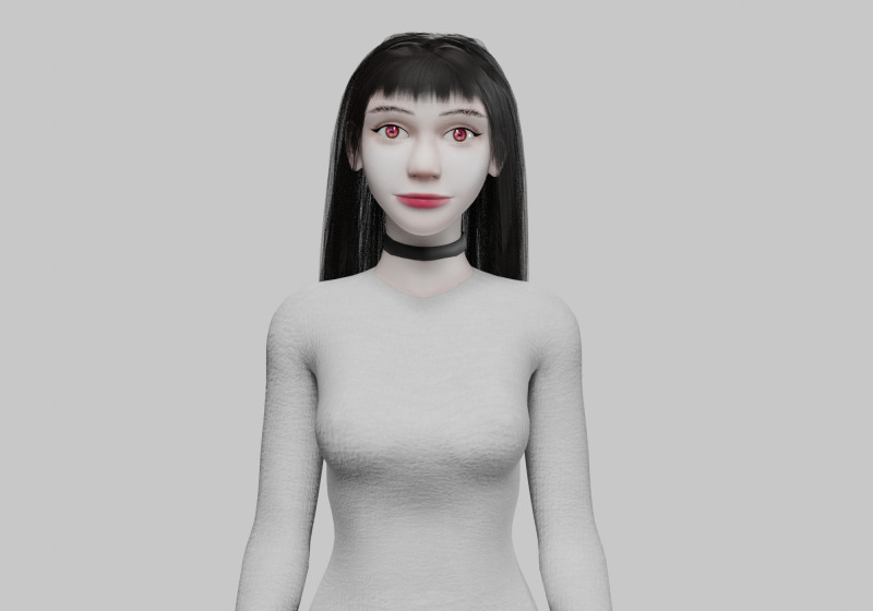Basic Standard woman V47850 3D Model .c4d .max .obj .3ds .fbx .stl .blend 