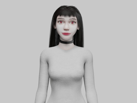 Basic Standard woman V47850 3D 모델