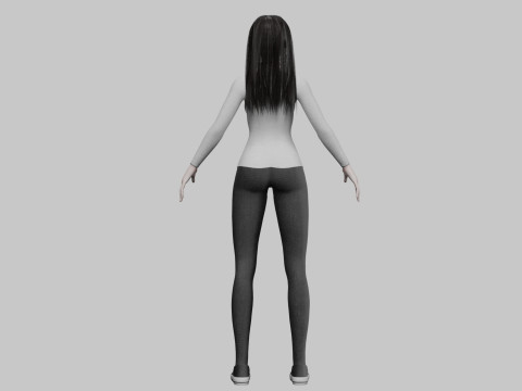 Basic Standard woman V47850 3D Model
