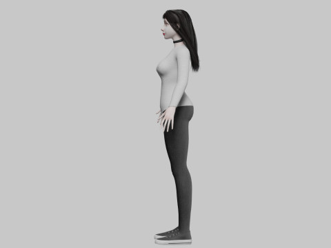 Basic Standard woman V47850 3D Model