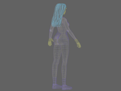 Basic Standard woman V47850 3D Model