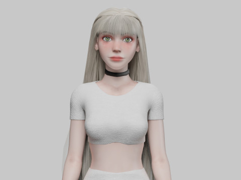 Classic Basic Woman V42409 3D Model