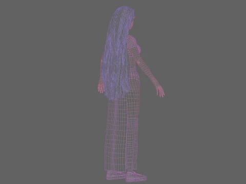 Classic Basic Woman V42409 3D Model