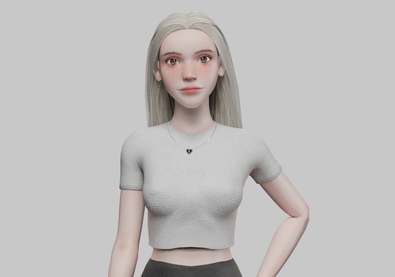 Classic Pretty Woman V29714 3D Model .c4d .max .obj .3ds .fbx .stl .blend 