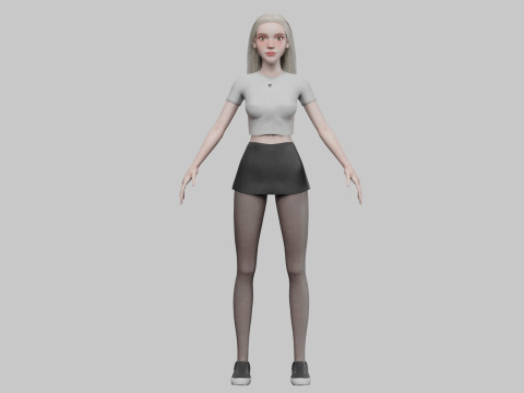 Classic Pretty Woman V29714 3D Model
