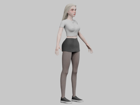 Classic Pretty Woman V29714 3D Model