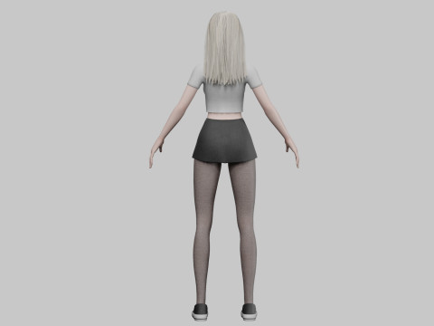 Classic Pretty Woman V29714 3D Model