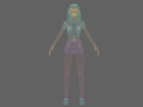 Classic Pretty Woman V29714 3D Model