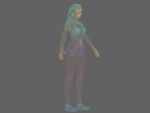 Classic Pretty Woman V29714 3D Model