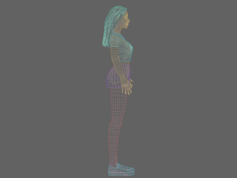 Classic Pretty Woman V29714 3D Model