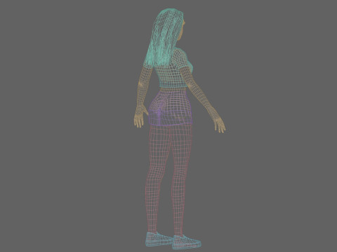 Classic Pretty Woman V29714 3D Model