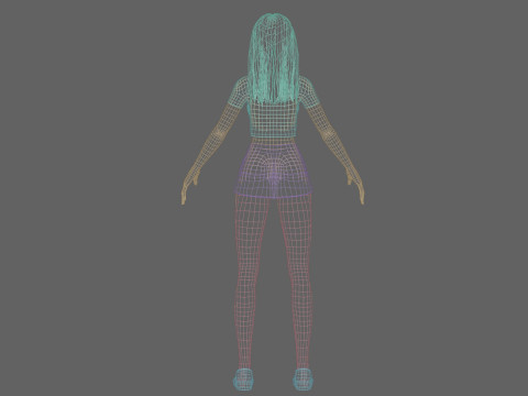 Classic Pretty Woman V29714 3D Model