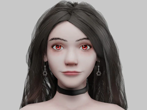 Cool Basic Woman V45779 3D Model