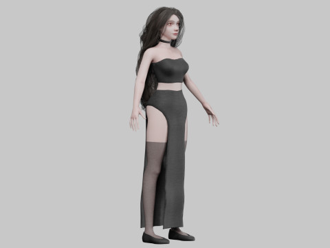 Cool Basic Woman V45779 3Dモデル