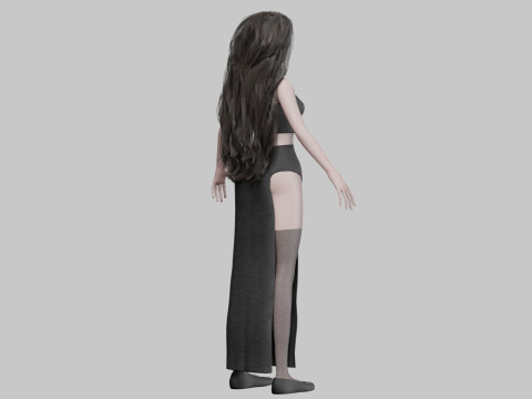 Cool Basic Woman V45779 3Dモデル