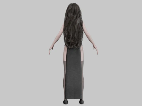 Cool Basic Woman V45779 3D Model