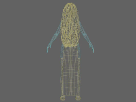 Cool Basic Woman V45779 3D Model