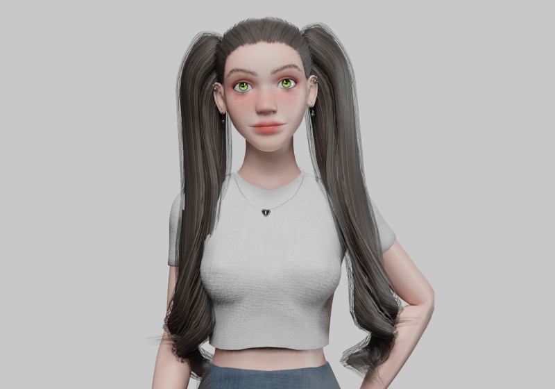 Cool Pretty Woman V32612 3Dモデル .c4d .max .obj .3ds .fbx .stl .blend 