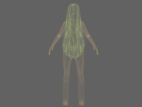 Cute cool woman V42610 3D Model