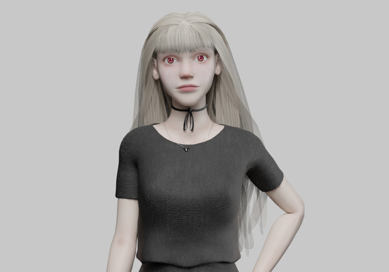 Pretty Beautiful woman V33045 Modello 3D .c4d .max .obj .3ds .fbx .stl .blend 