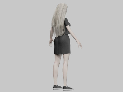 Pretty Beautiful woman V33045 Modello 3D