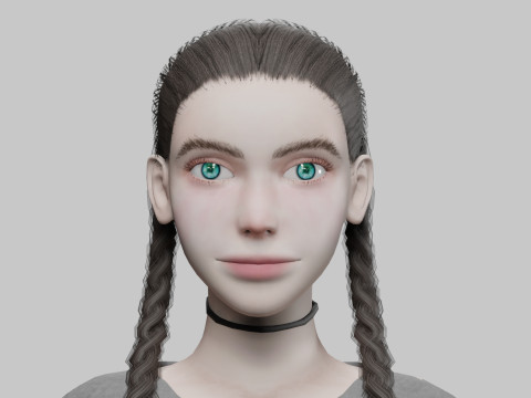 Pretty cool woman V32024 Modelo 3D