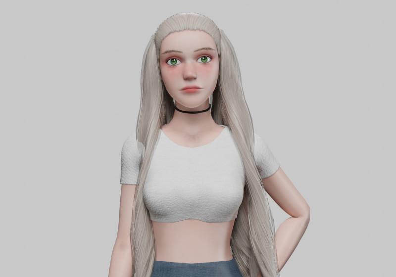 Pretty Standard Woman V27456 3D 모델 .c4d .max .obj .3ds .fbx .stl .blend 