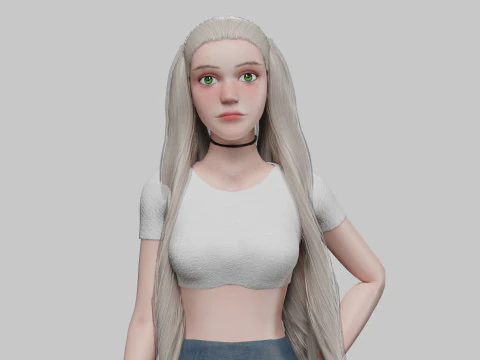 Pretty Standard Woman V27456 3D Model