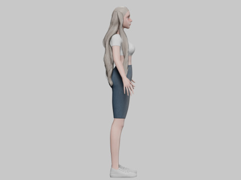 Pretty Standard Woman V27456 3D 모델